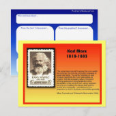 Geschiedenis, Karl Marx Briefkaart (Voorkant / Achterkant)