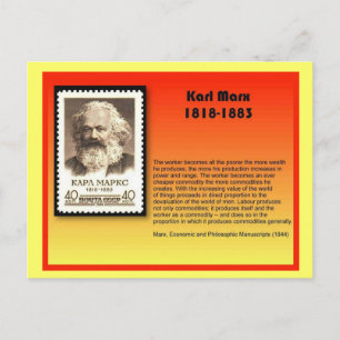 Geschiedenis, Karl Marx Briefkaart