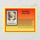 Geschiedenis, Karl Marx Briefkaart (Voorkant)