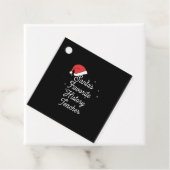 Geschiedenis Kerstman leraar Bedankjes Labels (In situ)