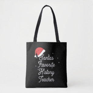 Geschiedenis Kerstman leraar Tote Bag