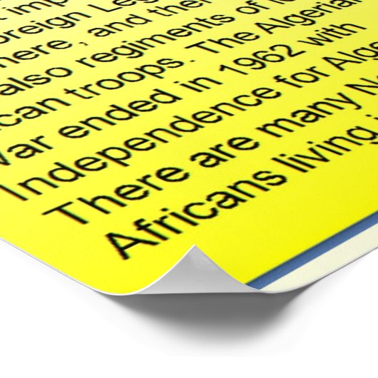 Geschiedenis, kolonisatie, kolonies in Afrika Poster (Hoek)