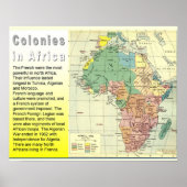 Geschiedenis, kolonisatie, kolonies in Afrika Poster (Voorkant)
