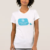 Geschiedenis komt nooit opnieuwTweets T-shirt (Voorkant)
