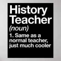 Geschiedenis Leraar Definitie Terug School Eerste 