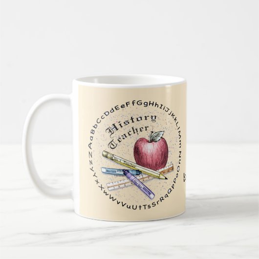 Geschiedenis Leraar Koffiemok (Links)