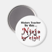 Geschiedenis leraar Ninja Magneet (Voorkant / Achterkant)