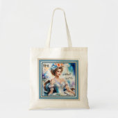Geschiedenis Leraar Quote  Lady Portret Tote Bag (Voorkant)