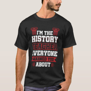Geschiedenis Leraar Sociale Studies T-shirt