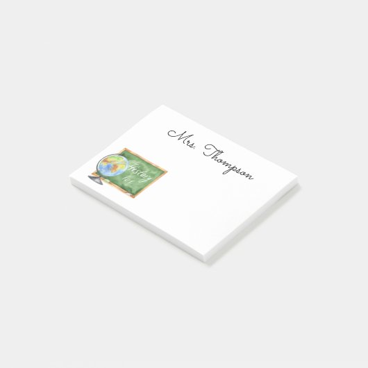 Geschiedenis Leraar Waardering Cadeaunoten Post-it® Notes (Schuin)