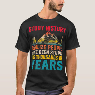 Geschiedenis Leraren Funny History Joke Geschieden T-shirt