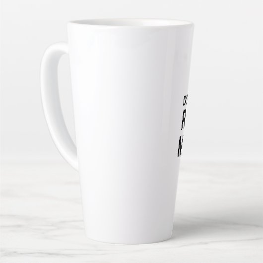 GESCHIEDENIS MAAKT DAT IK MIJZELF HERHAAL LATTE MOK (Linkerhoek)