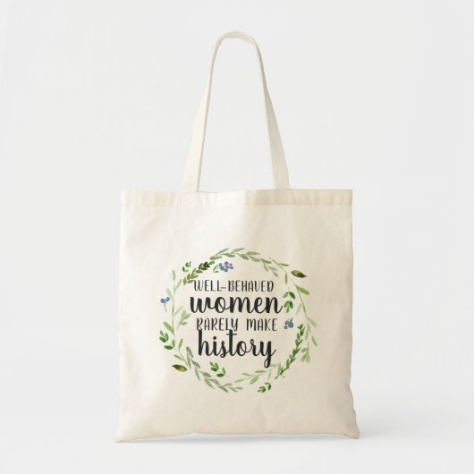 Geschiedenis maken | Kwijting Floral Tote Bag (Voorkant)