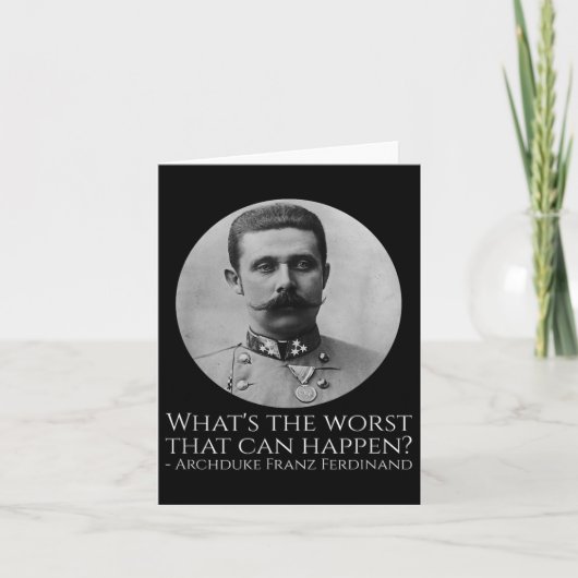 Geschiedenis Meme - Aartshertog Franz Ferdinand -  Kaart (Voorkant)