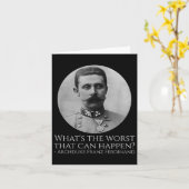 Geschiedenis Meme - Aartshertog Franz Ferdinand -  Kaart (Gele Bloem)