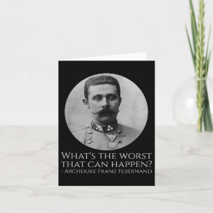 Geschiedenis Meme - Aartshertog Franz Ferdinand - Kaart