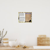 Geschiedenis, middeleeuws, Gebruikend bronnen Poster (Keuken)