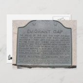 Geschiedenis migrantenkloof briefkaart (Voorkant / Achterkant)