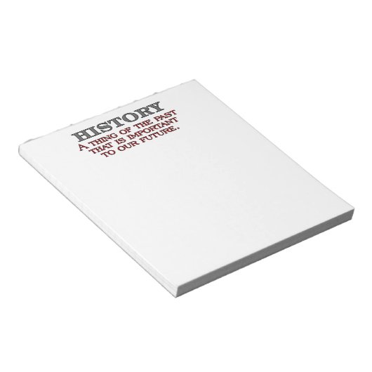 Geschiedenis Notitieblok (Schuin)