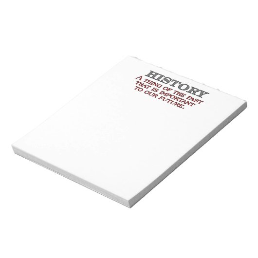 Geschiedenis Notitieblok (Linkerzijde)