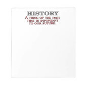 Geschiedenis Notitieblok (Voorkant)