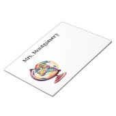 Geschiedenis of geografische evaluatie van leraar notitieblok (Schuin)