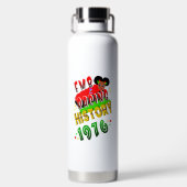 Geschiedenis omarmen 1976 waterfles (Achterkant)