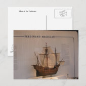 Geschiedenis, ontdekkingen, Ferdinand Magellan Briefkaart (Voorkant / Achterkant)