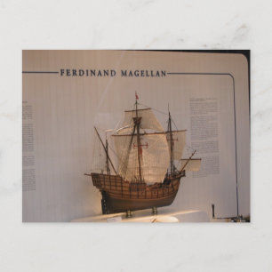 Geschiedenis, ontdekkingen, Ferdinand Magellan Briefkaart