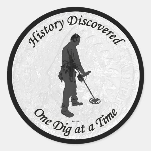 Geschiedenis Ontdekte YouTube-kanaal thema sticker (Voorkant)