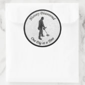 Geschiedenis Ontdekte YouTube-kanaal thema sticker (Tas)