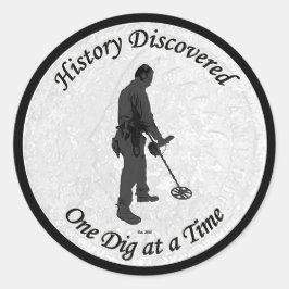 Geschiedenis Ontdekte YouTube-kanaal thema sticker