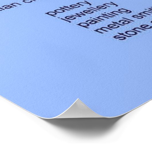 Geschiedenis, Oude Egypte, Egyptische ambachten Poster (Hoek)