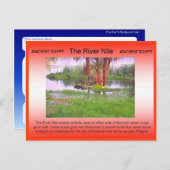 Geschiedenis, Oude Egypte, Nijlrivier Briefkaart (Voorkant / Achterkant)