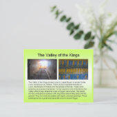Geschiedenis, Oude Egypte, Valley of the Kings Briefkaart (Staand voorkant)