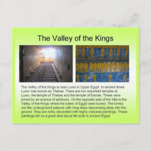 Geschiedenis, Oude Egypte, Valley of the Kings Briefkaart