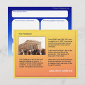 Geschiedenis, Oude Griekenland, Parthenon Briefkaart (Voorkant / Achterkant)