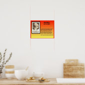 Geschiedenis, Politiek, Karl Marx 1818-1883 Poster (Keuken)