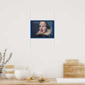 Geschiedenis, portret van William Shakespeare Poster (Keuken)