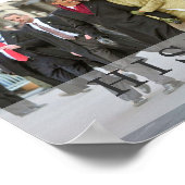 GESCHIEDENIS: President en mevrouw Obama bij de op Poster (Hoek)