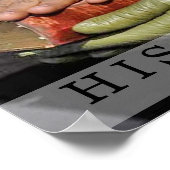 GESCHIEDENIS: President Obama Handje op de Bijbel  Poster (Hoek)