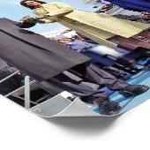 GESCHIEDENIS: President Obama-openingsceremonie Poster (Hoek)