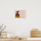 Geschiedenis, religie, Hervorming, Ulrich Zwingli Poster (Keuken)