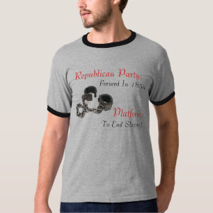 Geschiedenis: Republikeinse Partij T-shirt