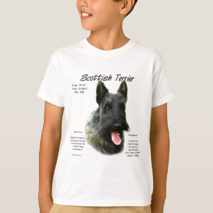 Geschiedenis Schotse Terrier (brindle) T-shirt