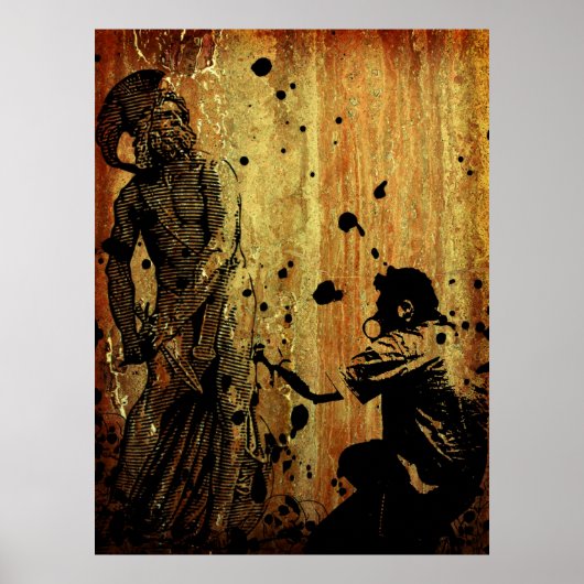 Geschiedenis schrijvers poster (Voorkant)