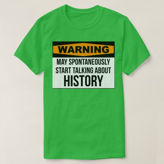 Geschiedenis T-shirt (Design voorkant)