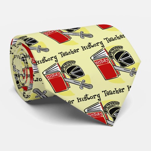 Geschiedenis Tacher Sword Book Knight Stropdas (Opgerold)