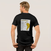 Geschiedenis Tri-Blend Shirt (Achterkant volledig)