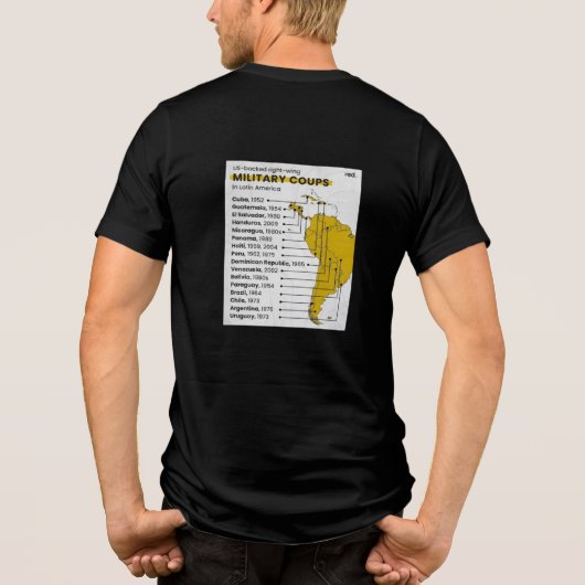 Geschiedenis Tri-Blend Shirt (Achterkant)